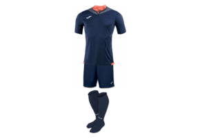 Комплект футбольной формы Joma Silver - (темно-синий) Комплект футбольной формы Joma Silver - (темно-синий)