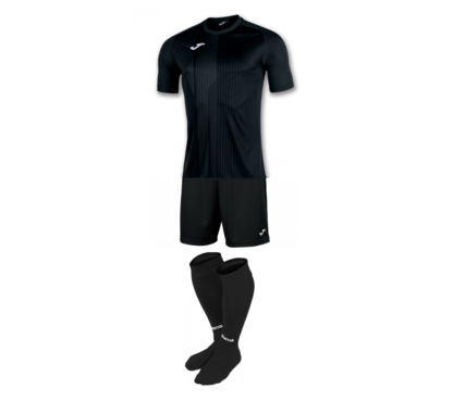 Комплект футбольной формы Joma TIGER - (черный)