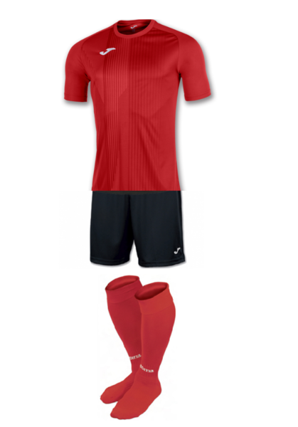 Купить Комплект футбольной формы Joma TIGER - (красно-черный) - оригинал, гарантия Купить Комплект футбольной формы Joma TIGER - (красно-черный) - оригинал, гарантия