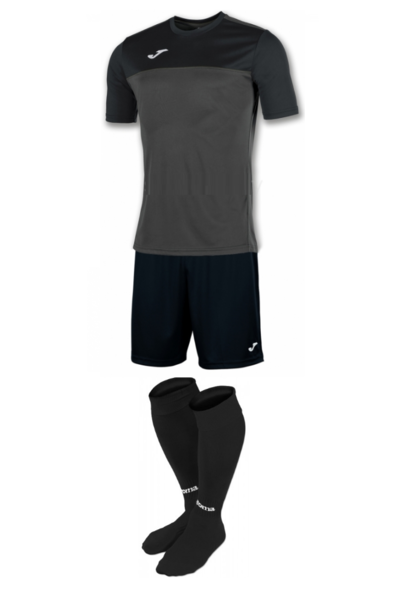 Купить Комплект футбольной формы Joma WINNER - (темно-серый) - оригинал, гарантия