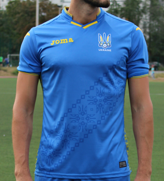 Купить Основная футболка форма сборной Украины Joma - FFU101012.18 - оригинал, гарантия Купить Основная футболка форма сборной Украины Joma - FFU101012.18 - оригинал, гарантия