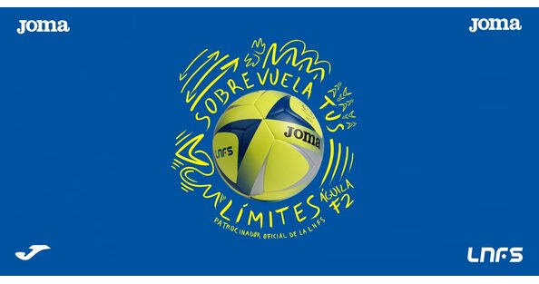 Официальный футзальный мяч LNFS Joma ÁGUILA F2 Официальный футзальный мяч LNFS Joma ÁGUILA F2