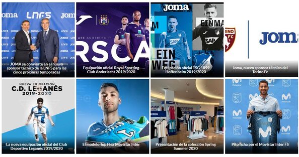 Новости компании Joma Sport. Июль 2019