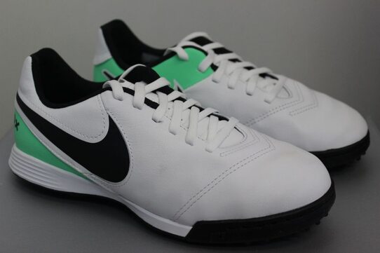 Купить Детские кожаные сороконожки Nike JR TiempoX Legend VI TF 819191-103 - оригинал, гарантия