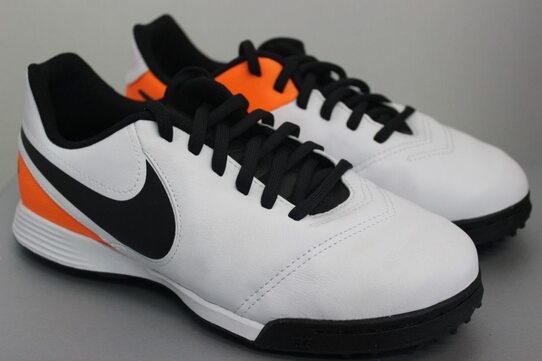 Купить Детские кожаные сороконожки Nike JR TiempoX Legend VI TF 819191-108 - оригинал, гарантия