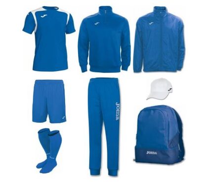 Набор футболиста (box) Joma Champion V (8 предметов) (синий)