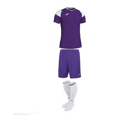 Комплект футбольной формы Joma Crew III - (фиолетовый) - сезон 2019-2020