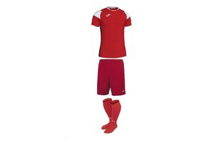 Комплект футбольної форми Joma Crew III - (червоний) - сезон 2019-2020