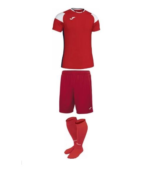 Комплект футбольної форми Joma Crew III - (червоний) - сезон 2019-2020 - оригінал