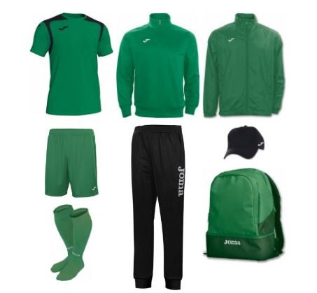 Купить Набор футболиста (box) Joma Champion V (8 предметов) (темно-зеленый) - оригинал, гарантия