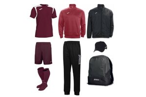 Набор футболиста (box) Joma Champion V (8 предметов) (бордовый)