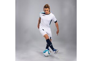 Комплект футбольной формы Joma Roma Set II - (белый/темно-синий) - сезон 2019-2020
