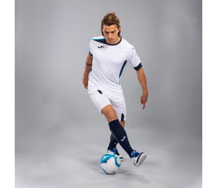 Комплект футбольной формы Joma Roma Set II - (белый/темно-синий) - сезон 2019-2020