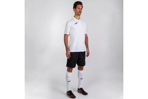 Комплект футбольної форми Joma Gold - (білий / чорний) - сезон 2019-2020 Комплект футбольної форми Joma Gold - (білий / чорний) - сезон 2019-2020