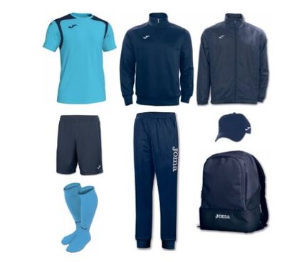 Набор футболиста (box) Joma Champion V (8 предметов) (бирюзовый)