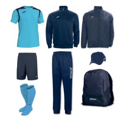 Купить Набор футболиста (box) Joma Champion V (8 предметов) (бирюзовый) - оригинал, гарантия