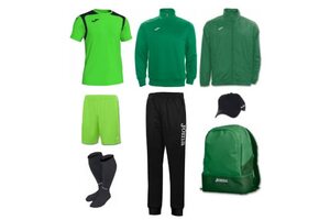 Набор футболиста (box) Joma Champion V (8 предметов) (салатовый)