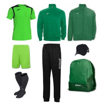 Купить Набор футболиста (box) Joma Champion V (8 предметов) (салатовый) - оригинал, гарантия