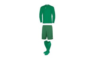 Комплект футбольної форми Joma Combi (довгий рукав) - (темно-зелений)