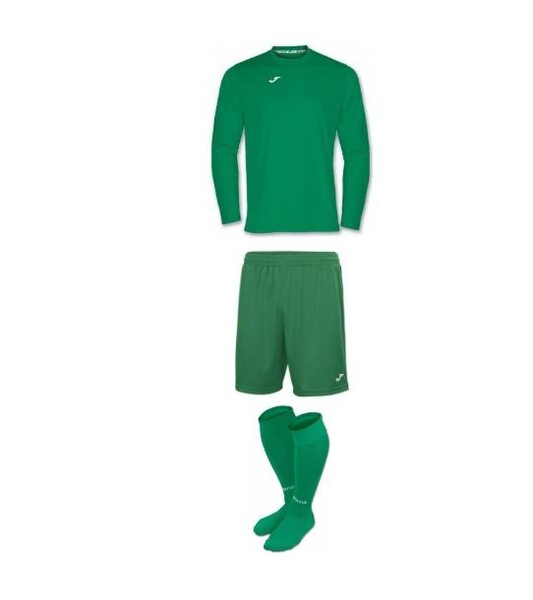 Купить Комплект футбольной формы Joma Combi (длинный рукав) - (темно-зеленый) - оригинал, гарантия