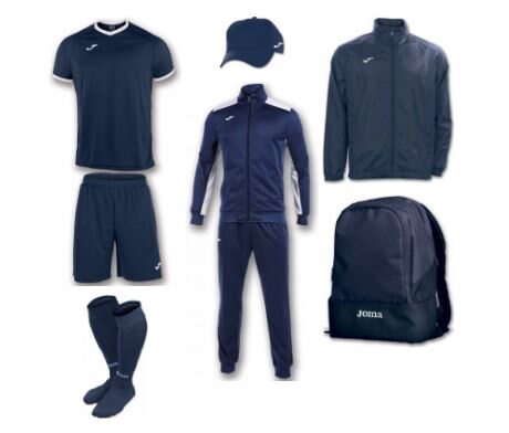 Купить Набор футболиста (box) Joma Academy (8 предметов) (темно-синий) - оригинал, гарантия
