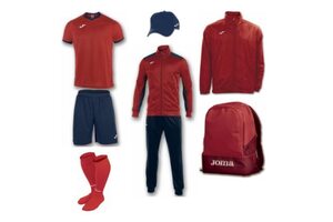 Набор футболиста (box) Joma Academy (8 предметов) (красный)