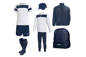 Набор футболиста (box) Joma Academy II (8 предметов) (темно-синий/белый)