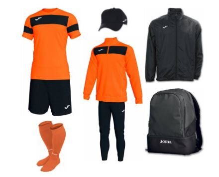 Купить Набор футболиста (box) Joma Academy II (8 предметов) (оранжевый) - оригинал, гарантия