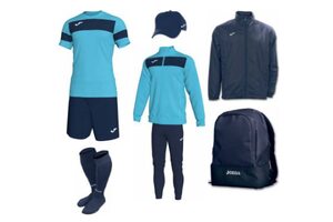 Набор футболиста (box) Joma Academy II (8 предметов) (бирюзовый)