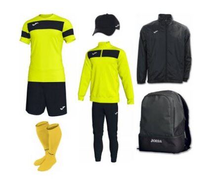 Набор футболиста (box) Joma Academy II (8 предметов) (желтый)