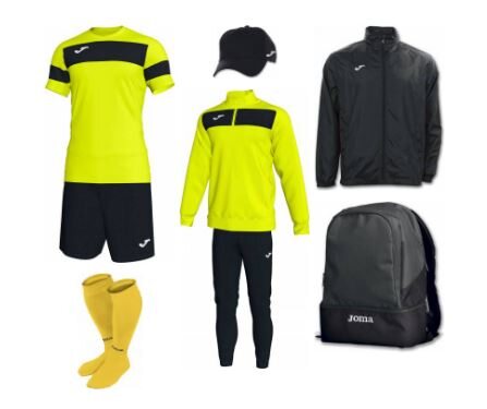 Купить Набор футболиста (box) Joma Academy II (8 предметов) (желтый) - оригинал, гарантия
