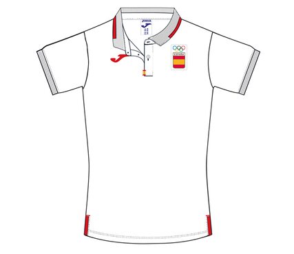 Футболка парадная Олимпийский комитет Испании (COE) Joma - CE.303021.18 Футболка парадная Олимпийский комитет Испании (COE) Joma - CE.303021.18