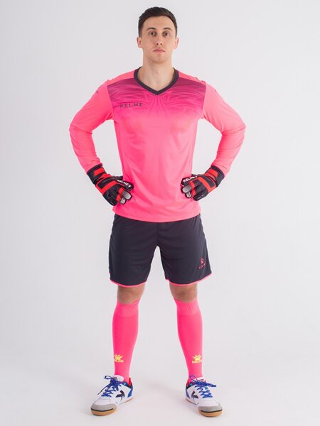 Купить Комплект вратарской формы Kelme ZAMORA (розовый/темно-серый) 3871007-997 - оригинал, гарантия