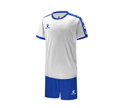 Комплект дитячої футбольної форми Kelme COLLEGUE (білий / синій) 3883033-104