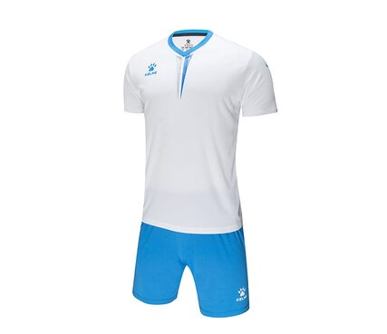 Комплект детской футбольной формы Kelme VALENCIA (белый/голубой) - 3893047-113