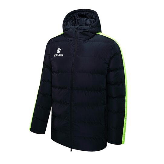 Купить Спортивная куртка Kelme NEW STREET (черный/салатовый) 3881405-012 - оригинал, гарантия