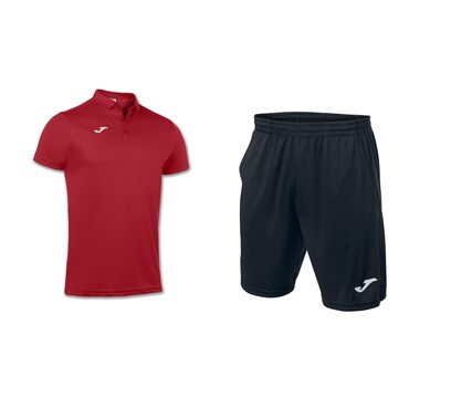 Комплект Joma Hobby (поло+шорты) 100437.600+100438.100