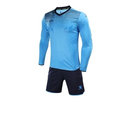 Детский комплект вратарской формы Kelme ZAMORA (голубой/темно-синий) 3873007-4007