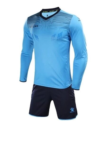 Купить Детский комплект вратарской формы Kelme ZAMORA (голубой/темно-синий) 3873007-4007 - оригинал, Купить Детский комплект вратарской формы Kelme ZAMORA (голубой/темно-синий) 3873007-4007 - оригинал,