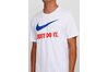 Купить Футболка спортивная мужская Nike M NSW TEE JDI SWOOSH NEW 707360-100 - оригинал, гарантия