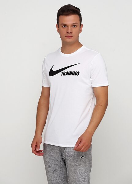 Купить Футболка  TRAINING SWOOSH TEE Nike 777358-101 - оригинал, гарантия