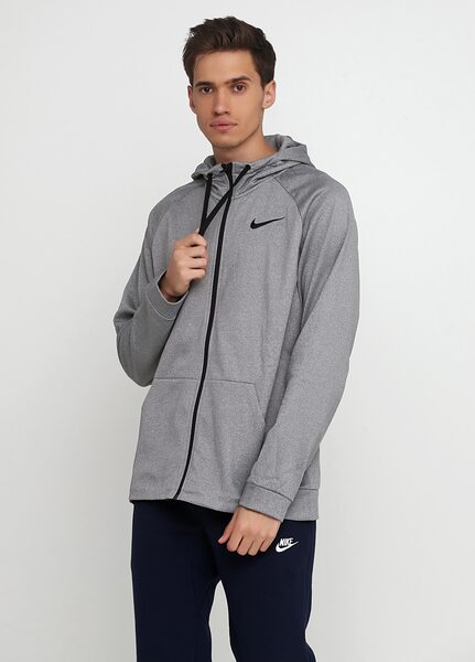 Купить Олимпийка спортивная с капюшоном Nike Therma Full-Zip Hoodie 800187-091 - оригинал, гарантия Купить Олимпийка спортивная с капюшоном Nike Therma Full-Zip Hoodie 800187-091 - оригинал, гарантия
