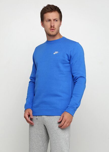 Купить Реглан спортивный Nike M NSW CRW FLC CLUB 804340-403 - оригинал, гарантия