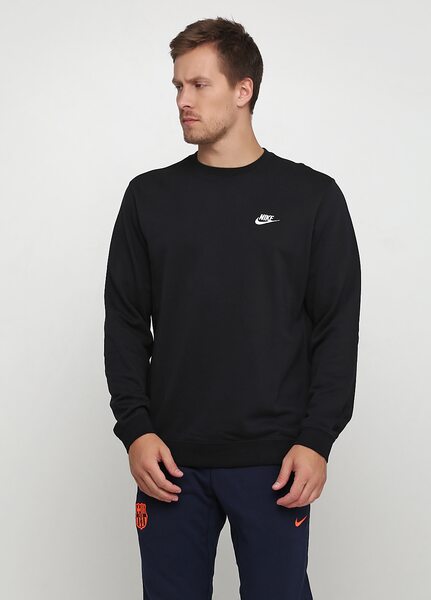 Купить Реглан спортивный Nike M NSW CRW FT CLUB 804342-010 - оригинал, гарантия
