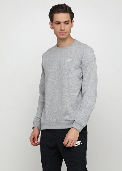 Купить Реглан спортивный Nike M NSW CRW FT CLUB 804342-063 - оригинал, гарантия