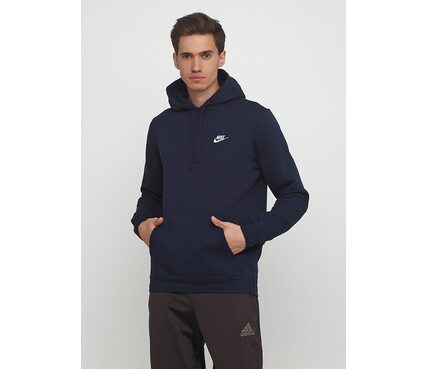 Кофта Pull Over Hoodie With Swoosh Logo In Blue Nike 804346-451 Кофта Pull Over Hoodie With Swoosh Logo In Blue Nike 804346-451