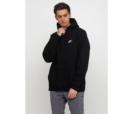 Олимпийка с капюшоном Nike NSW HOODIE FZ FLC CLUB 804389-010