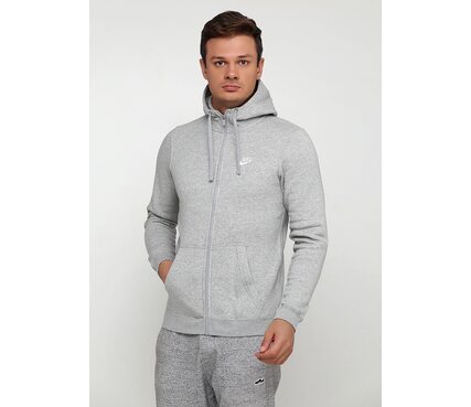Олимпийка с капюшоном Nike NSW HOODIE FZ FLC CLUB 804389-063