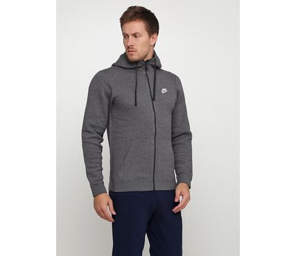 Олимпийка с капюшоном Nike M NSW HOODIE FZ FLC CLUB 804389-071 Олимпийка с капюшоном Nike M NSW HOODIE FZ FLC CLUB 804389-071