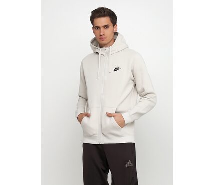 Олимпийка с капюшоном Nike M NSW HOODIE FZ FLC CLUB 804389-072 Олимпийка с капюшоном Nike M NSW HOODIE FZ FLC CLUB 804389-072